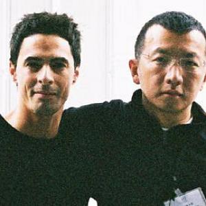 Wayne Peng qv and Ricardo Mamood qv in the set of Sony Ericsson 2004