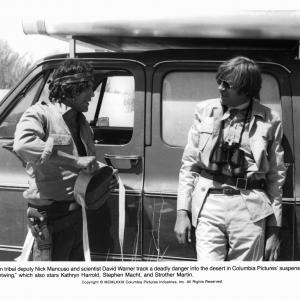 Still of David Warner and Nick Mancuso in Nightwing 1979