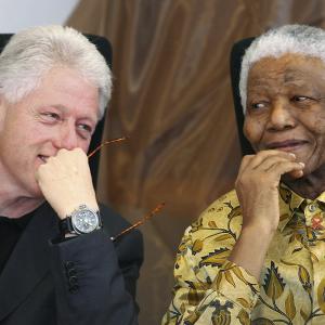 Bill Clinton, Nelson Mandela