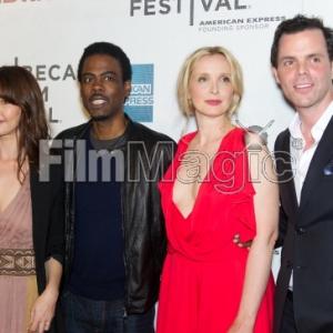 Alexia Landeau, Chris Rock, Julie Delpy and Alex Manette at event for 2 Days in New York