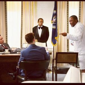 John Cusack, Alex Manette, Forest Whitaker and Lee Daniels in Lee Daniels' The Butler