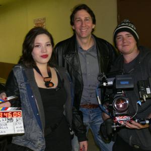 On set of Sundance TV show Loredana ESQ with camera crew 2013