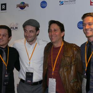 Sean Apuzzo, Wesley T. Nelson, Robert Mann and Chris Forster at the 2013 Orlando Film Festival.