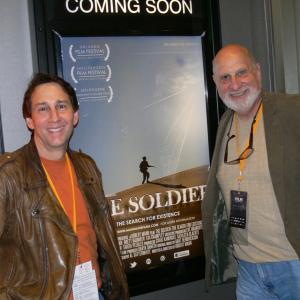 Robert Mann and Producer Les Goldman at the 2013 Orlando Film Festival for their film The Soldier The Search for Existence