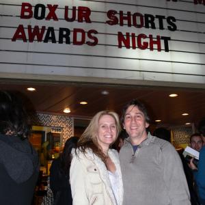 Cathy Olaerts and Robert Mann at 2010 Boxurshorts film festival.