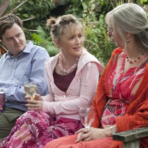 Still of Lesley Manville, Ruth Sheen and Oliver Maltman in Another Year (2010)