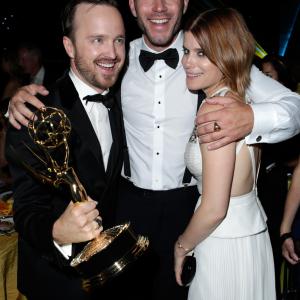 Kate Mara and Aaron Paul at event of The 66th Primetime Emmy Awards (2014)