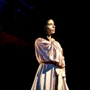 Lucia Marano as Anna Magnani in ROMAN NIGHTS written by Franco DAlessandro and directed by Eva Minemar  The Will Geer Theatricum Botanicum