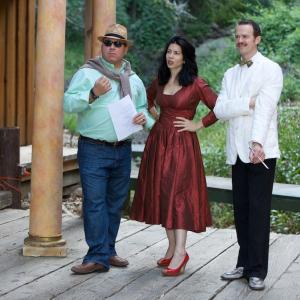 Franco DAlessandro Lucia Marano Tad Coughenour ROMAN NIGHTS written by Franco DAlessandro Lucia Marano as Anna Magnani Tad Coughenour as Tennessee Williams and directed by Eva Minemar  The Will Geer Theatricum Botanicum