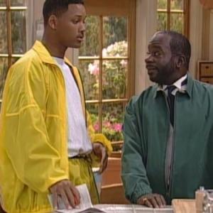 Still of Will Smith and Joseph Marcell in The Fresh Prince of Bel-Air (1990)