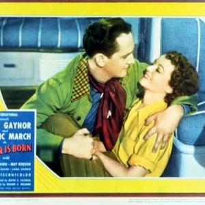 Janet Gaynor and Fredric March in A Star Is Born 1937