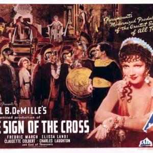 Claudette Colbert Elissa Landi and Fredric March in The Sign of the Cross 1932