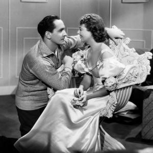 Still of Janet Gaynor and Fredric March in A Star Is Born 1937