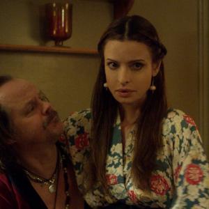Still of Larry Fessenden and Lisa Marie in We Are Still Here 2015