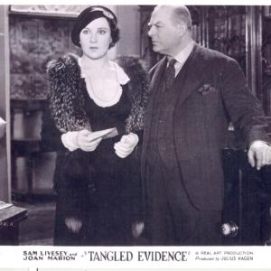 'TANGLED EVIDENCE' 1934 SAM LIVESEY & JOAN MARION