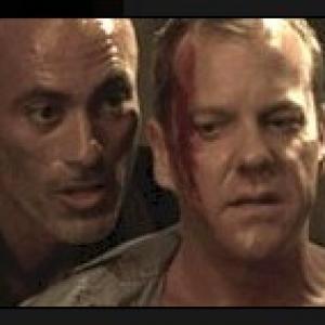 Adoni (Abu Fayed) and Kiefer Sutherland (Jack Bauer) Season 6 