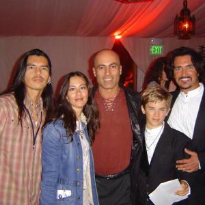 HIDALGO premiere with writer John Fusco and son and Angela with her boyfriend