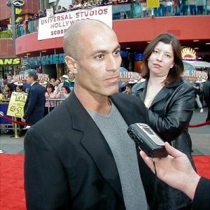 Interviewed on the redcarpet at the Scorpion King Premiere April 2002