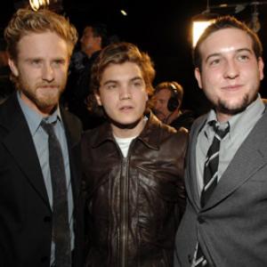 Ben Foster Emile Hirsch and Chris Marquette at event of Alfa gauja 2006