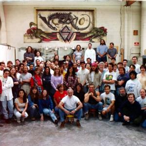 The Lost World Jurassic Park crew 1996 Stan Winston Studios