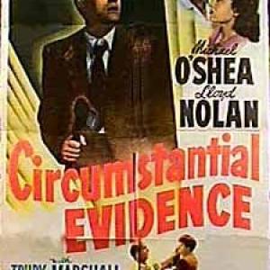 Trudy Marshall, Lloyd Nolan and Michael O'Shea in Circumstantial Evidence (1945)