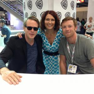 Comicon San Diego 2013  WB Autograph Signing for Justice League The Flashpoint Paradox with Cary Elwes L and Sam Daly R