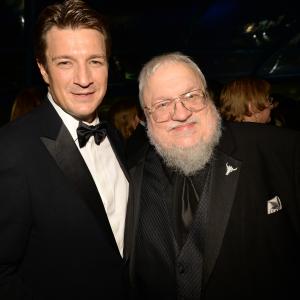 Nathan Fillion and George RR Martin