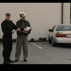 Scott A Martin and Michael O'Keefe from the feature film American Violet.