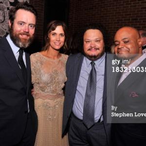 With Jon Daly, Kristen Wiig, and Terence Bernie Hines at the 'Walter Mitty
