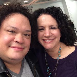 Susie Essman and I from the set of 