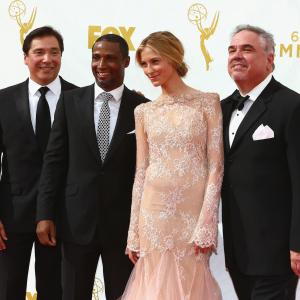 W. Earl Brown, Benito Martinez, Elvis Nolasco and Caitlin Gerard at event of The 67th Primetime Emmy Awards (2015)