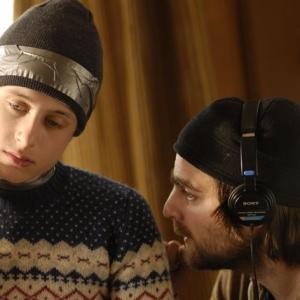 Rory Culkin and Derick Martini set of Lymelife