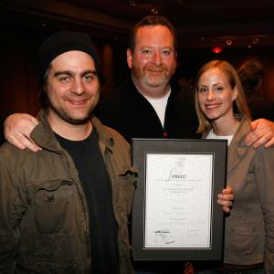 Derick Martini, Jon Cornick and Angela Somerville at the International Federation of Film Critics Awards for Lymelife