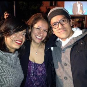 At Universal's party with Consuelo Saldaña & Herminio Gutierrez