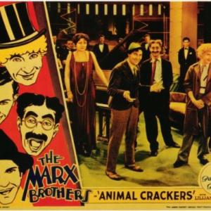 Groucho Marx Margaret Dumont Chico Marx and Harpo Marx in Animal Crackers 1930