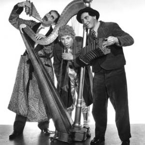 The Marx Brothers Groucho Harpo Chico circa 1936