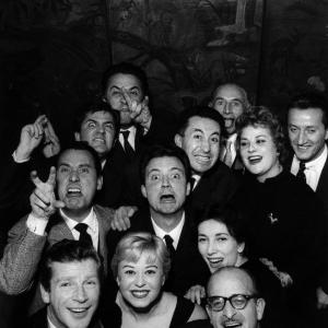 Federico Fellini, Aldo Tonti, Valentina Cortese, Franco Interlenghi, Franca Marzi, Giulietta Masina, Alberto Sordi