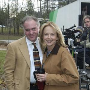 With Linda Purl on Stranger at the Door