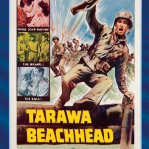 Julie Adams and Kerwin Mathews in Tarawa Beachhead (1958)