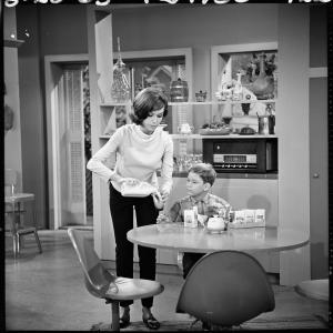 Still of Mary Tyler Moore and Larry Mathews in The Dick Van Dyke Show 1961
