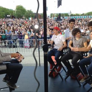 Interviewing One Direction for Good Morning America