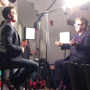 Interviewing Sir Elton John for Good Morning America