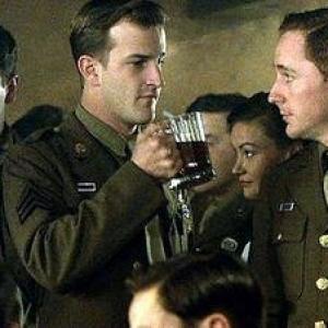 Tim Matthews left as Corporal Alex Penkala in Band of Brothers Pictured with Richard Speight Jr and Scott Grimes