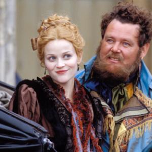 Reese Witherspoon  Tony Maudsley as Becky Sharpe and Jos Sedley in VANITY FAIR