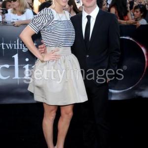 Heather Morris and Seth Maxwell arrive at the Premiere of The Twilight Saga Eclipse