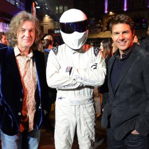 Tom Cruise, James May and Ben Collins at event of Dzekas Ryceris (2012)