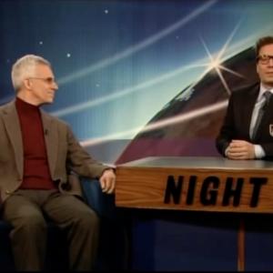 Neal Mayer with Jimmy Fallon on Night News Now segment of Late Night With Jimmy Fallon