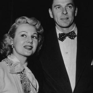 Ronald Reagan and Virginia Mayo C 1952