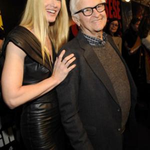 Kelly Lynch and Albert Maysles at event of Shine a Light 2008