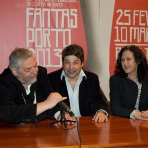 With Mario Dorminsky and Beatriz Pereira, presenting 